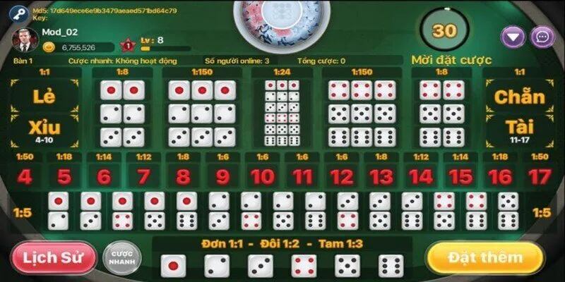 Để cách tránh thua lỗ khi chơi Tài Xỉu hiệu quả là bạn phải hiểu rõ các loại cược 